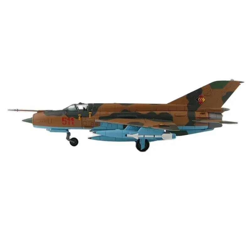 

Модель самолета из сплава и пластика 1:72 военно-воздушных сил MIG-21, коллекционная декоративная игрушка под давлением в подарок