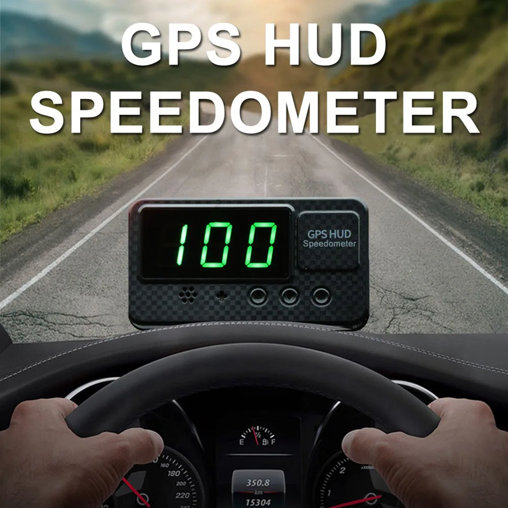 

Auto OBD2 GPS HUD Head-Up Display RPM Alarm Windshield Car Speedometer Projector Digital Accessories For All Car C60S