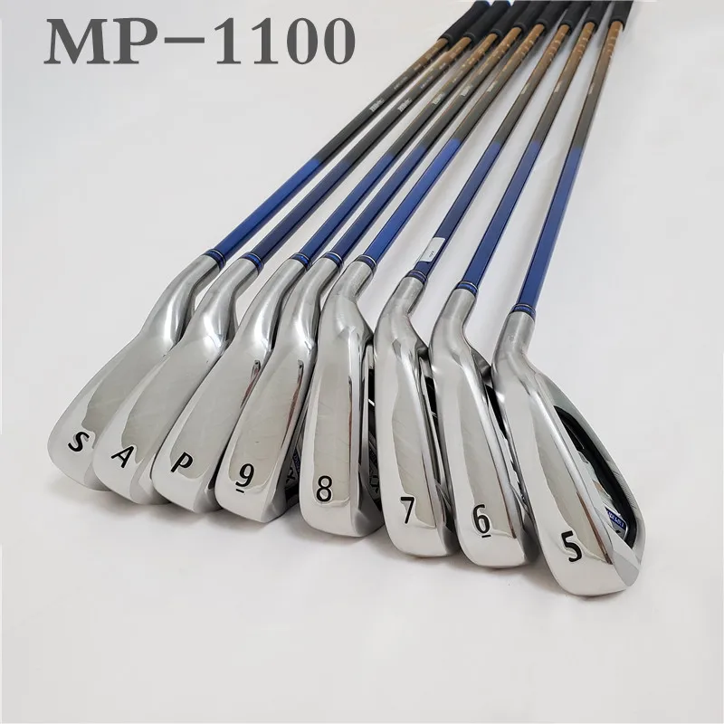 

Новые клюшки для гольфа MP1100, наборы для клюшек для гольфа (5-9 P S A) с накладкой на голову, графитовыми и стальными валами