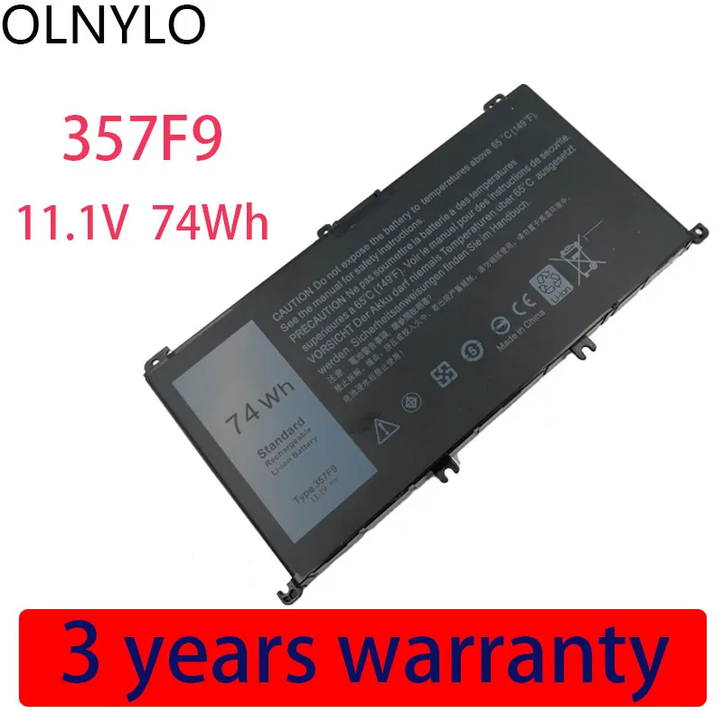 

Notebook Battery for Dell 357F9 Inspiron 15 7559 7000 INS15PD-1548B INS15PD-1748B 00GFJ6 71JF4 11.1V 74Wh Laptop Battery