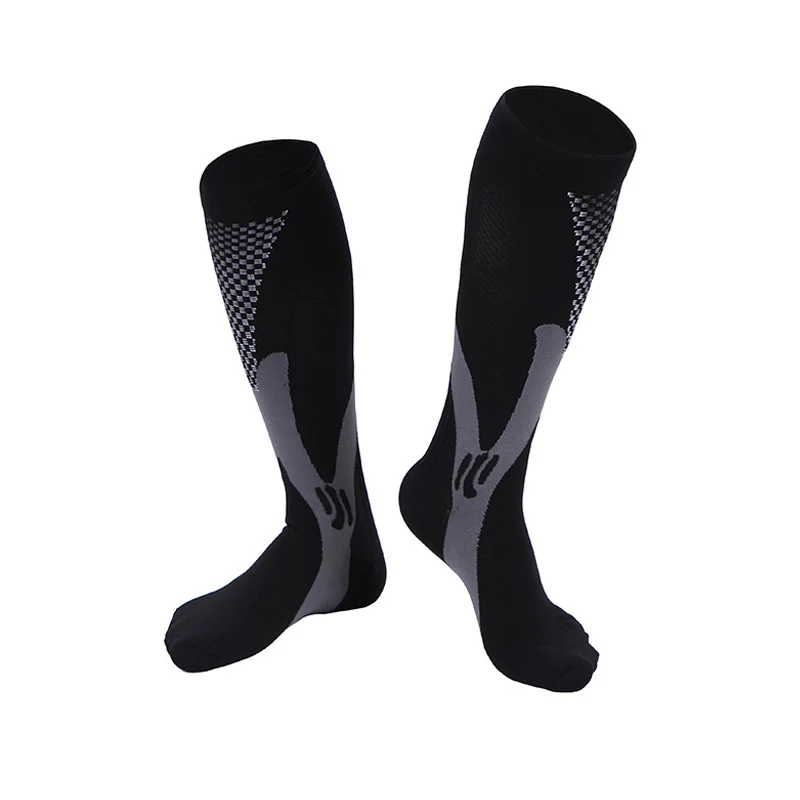 

Sport Compression Knee Socks for Running Hiking Basketball Soccer Elastic Footwear Varicose Veins Muscle Support Stock