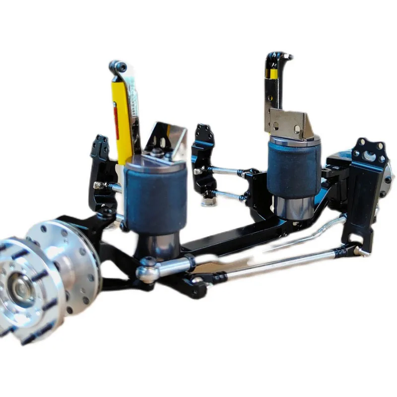 Металлическая Имитация системы пневматической подвески передней оси для 1/14 Tamiya