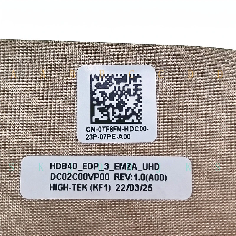 Фото ЖК-кабель M для Dell 7430 E7430 HDB40 EDP 3 EMZA UHD 4K TF8FN 0TF8FN DC02C00VP00 №4