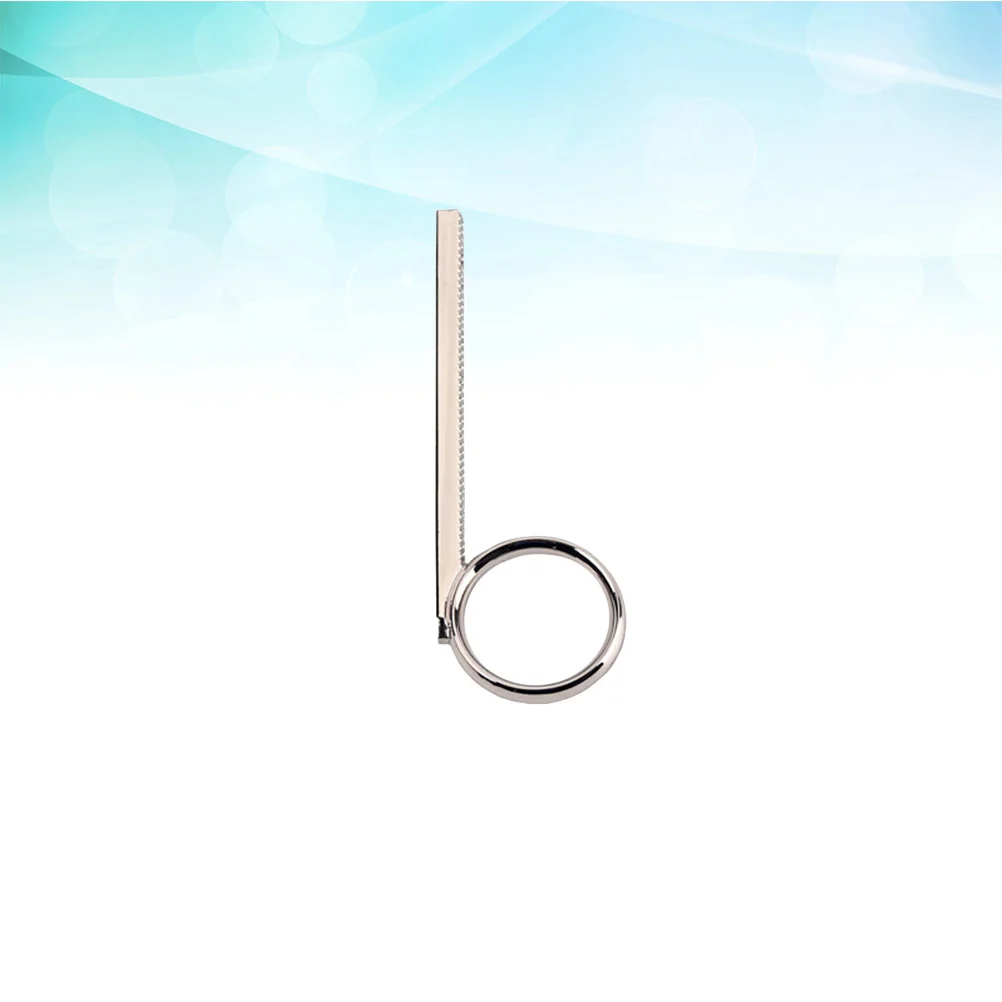 

Metal Slide Finger Ring Ring with Screw for Trumpets Replacement Accessory Silver