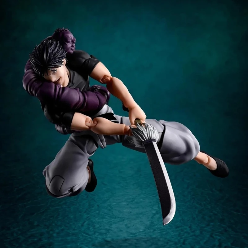 Фото Коллекционная подвижная фигурка Bandai Jujutsu Kaisen SHF Тоши Фушигуро, 15,5 см, подарок на день рождения, декор для рабочего стола QWIOOE, новинка №3