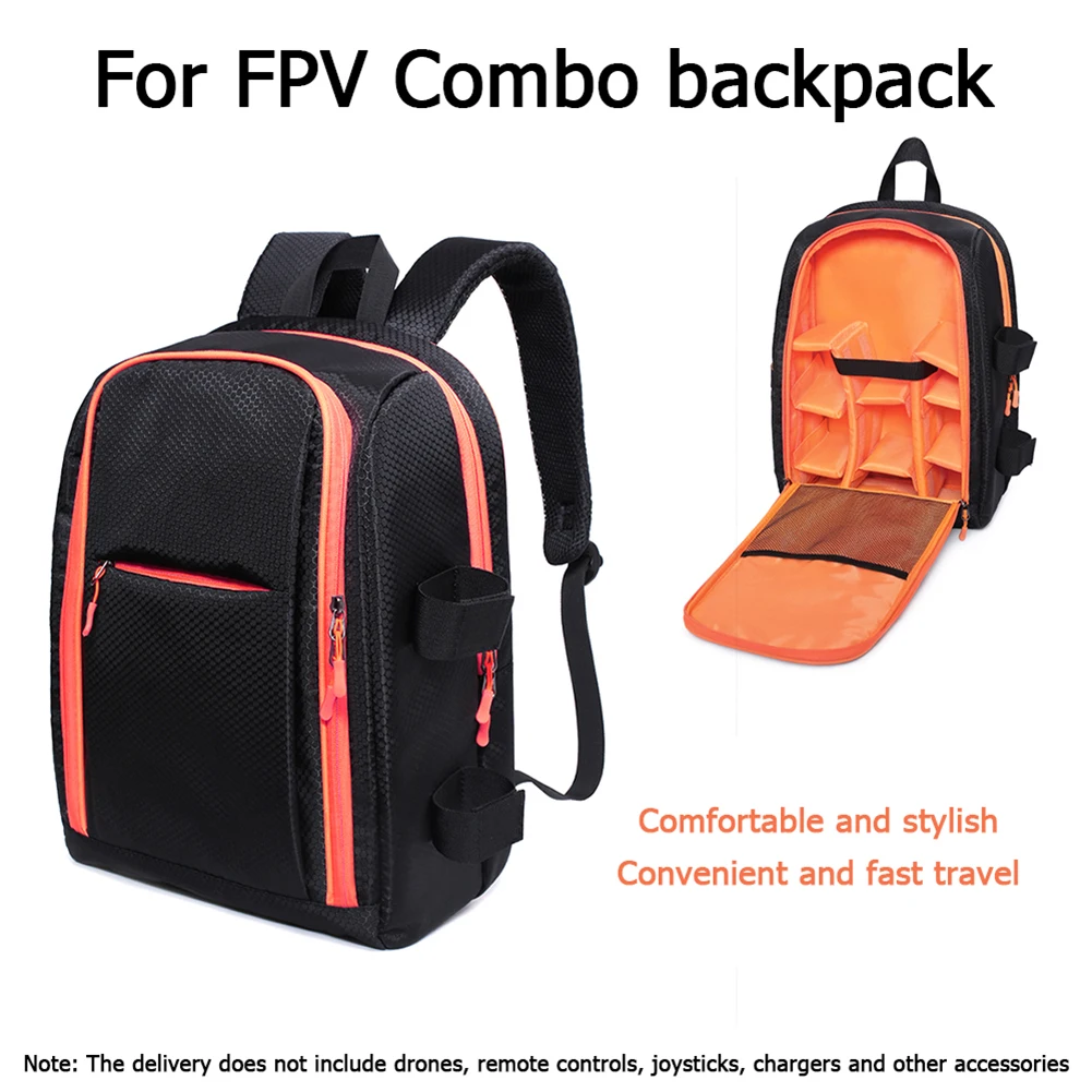 

Рюкзак для дрона Защитная сумка для переноски для DJI FPV комбинированные дорожные сумки для хранения Портативный защитный чехол для переноск...