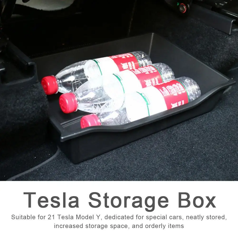 Ящик для хранения под сиденьем Tesla Model Y 2021 органайзер лоток из ТПЭ и АБС
