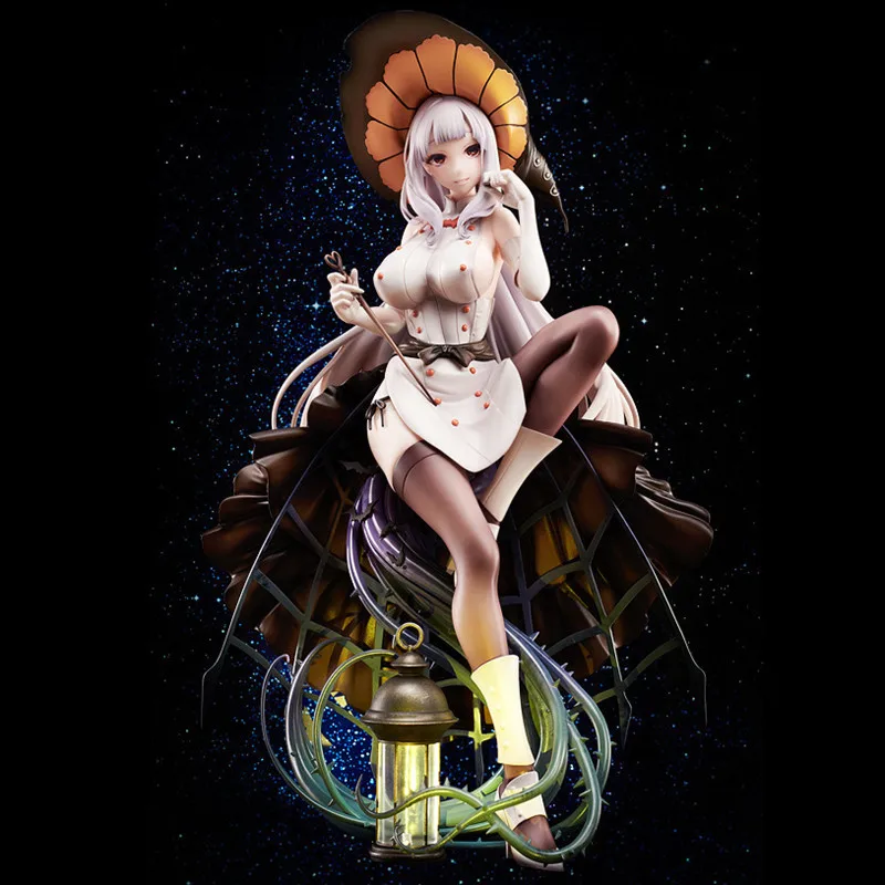 

28cm Native October 31st Witch Miss Orangette Action Figure Iida Pochi Halloween Anime Figure Adult Doll Toy Collection Model