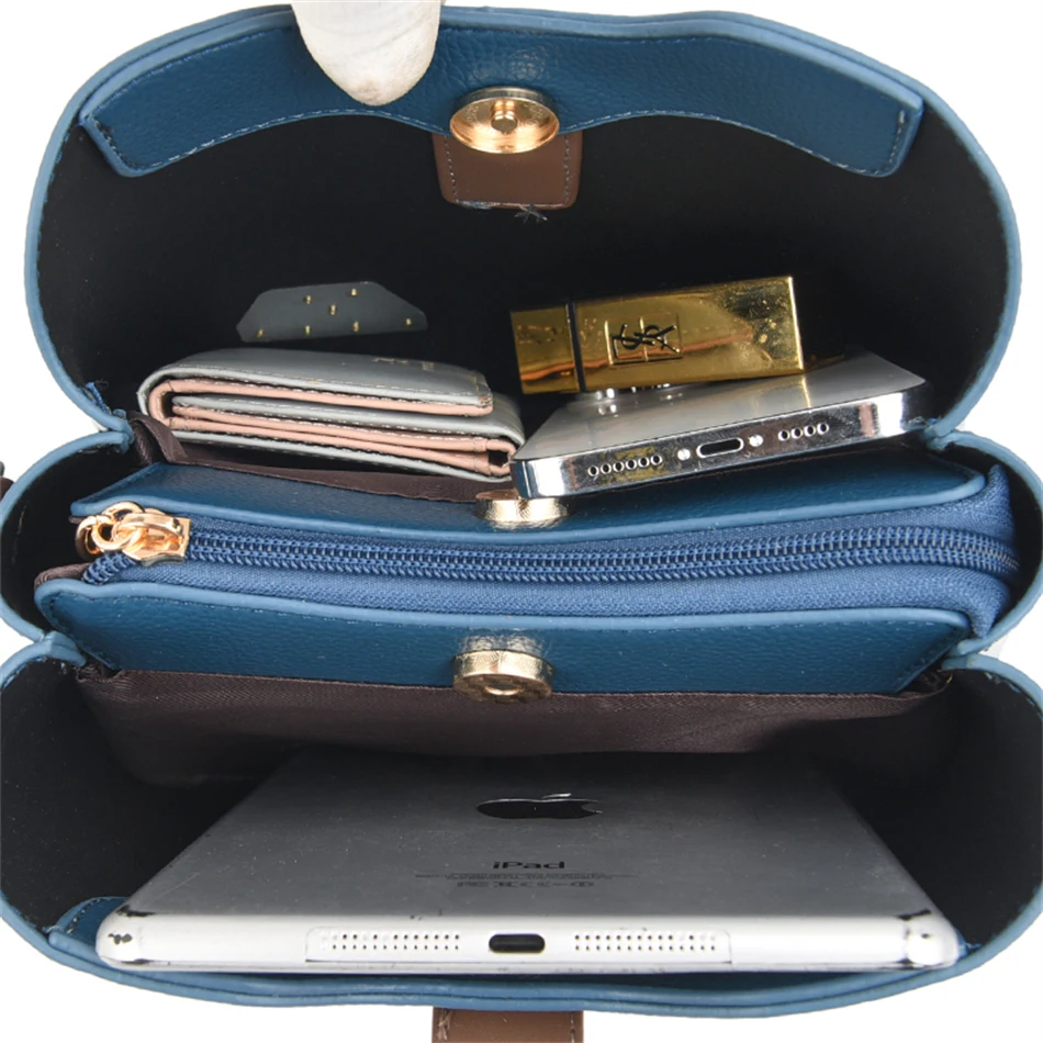 Сумка-мессенджер Женская трехслойная Роскошный дизайнерский саквояж на плечо