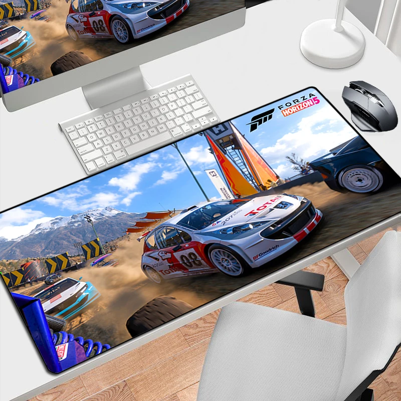 

Forza Horizon 5 Mousepad Gamer Keyboard Pad Mouse Mats Desk Mat Gaming Accessories Computer Desks Mause Pads Large Xxl Protector