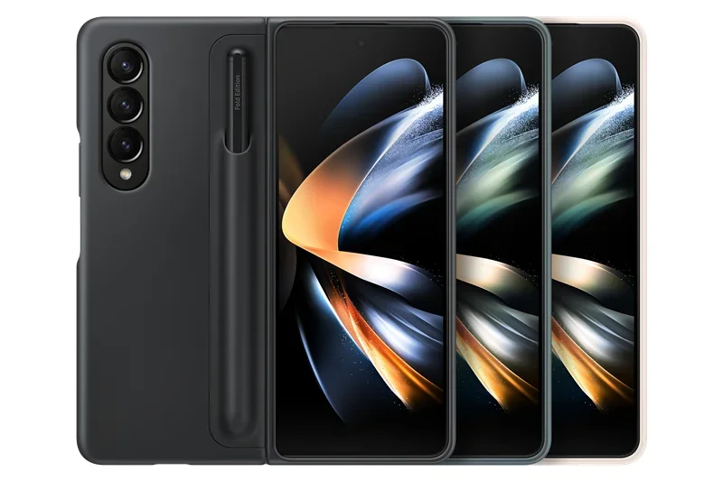 Складная задняя крышка из силикона с S-образной ручкой для Samsung Z 4