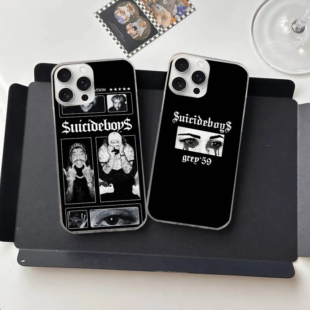 Чехол для телефона Rap Group S-Suicideboys-S G59 для iPhone 17 16 15 14 13 12 11 Plus Pro Max, сатиновый, с цветной поверхностью (art.: 3920dc014c0ae) - 3920dc014c0ae