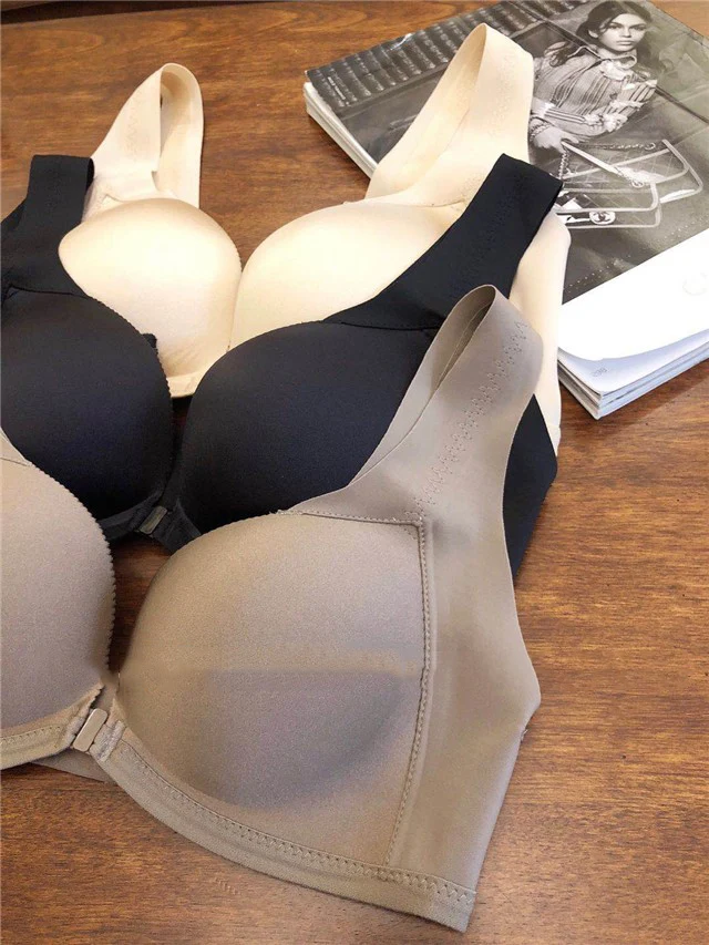 Старый розовый BI дизайн с двойной пряжкой спереди и сзади тонкая коллекция груди