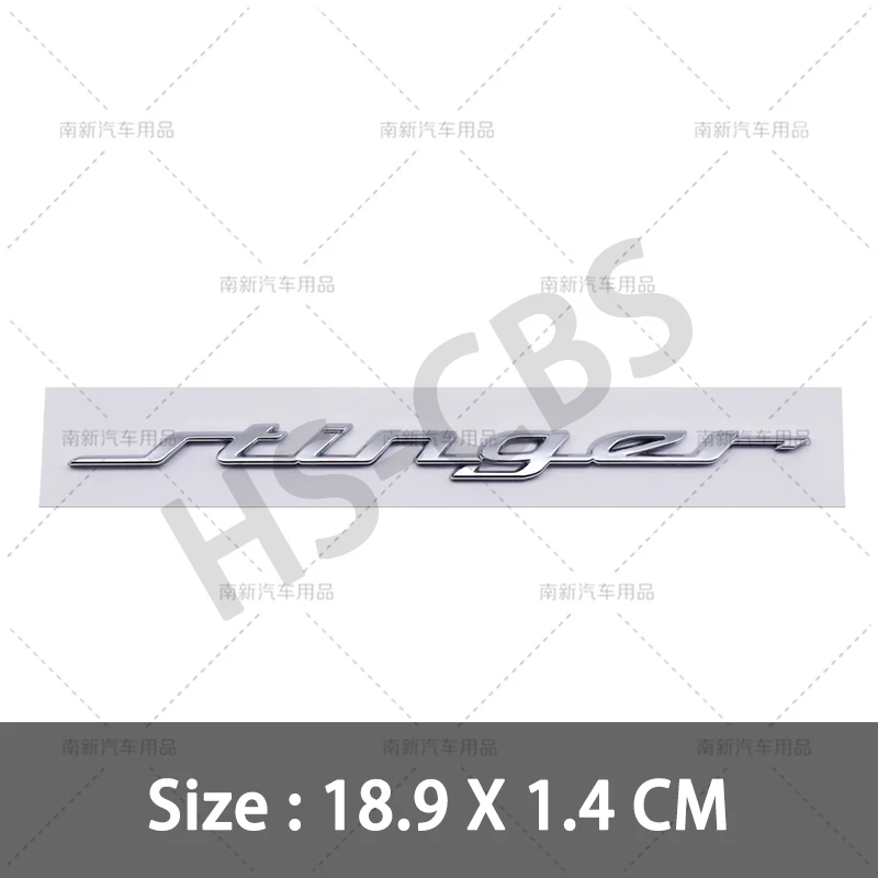 3D ABS Stinger Автомобильный задний багажник Эмблема на крыло Наклейка на автомобиль для Kia Stinger Значок GT Line K2 K3 K4 K5 Sportage R Аксессуары