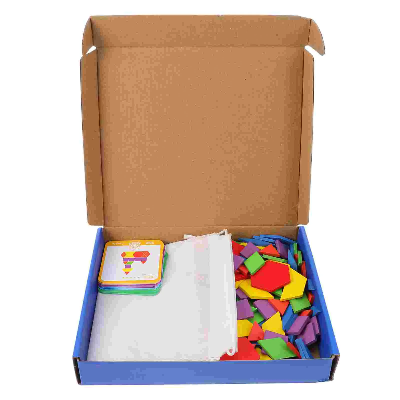 

155PCS Creative Pattern Blocks Children Early Educational Toy Kids Puzzle Toy