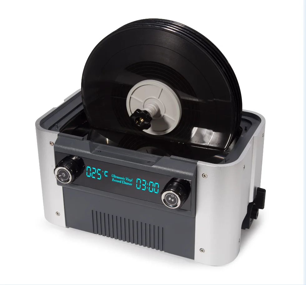 CE GS ETL Professional Ultrasonic Cleaning Machine CS6 High Frequency Auto Spin Drying Ultrasonic Vinyl Record Cleaner