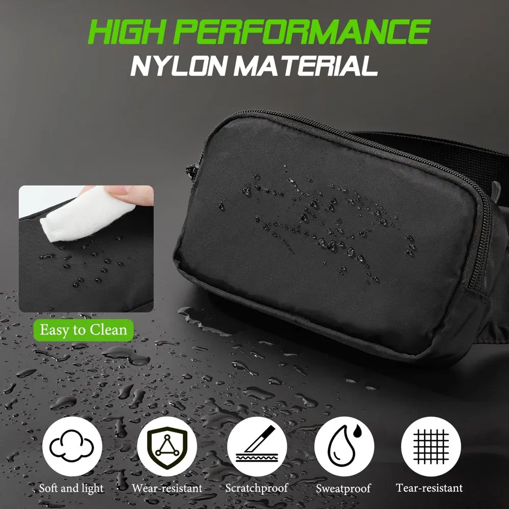 Fanny Packs  Women Men, Fashion Waist Packs with Adjustable Strap, Crossbody Mini Bag Fanny Pack Belt Bag  Running Outdoors Work