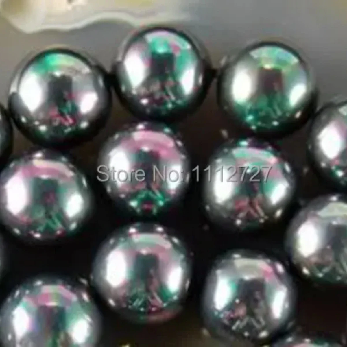 Круглые бусины из черного жемчуга ракушки южного моря 6/8/10/12/14 мм россыпью ручной