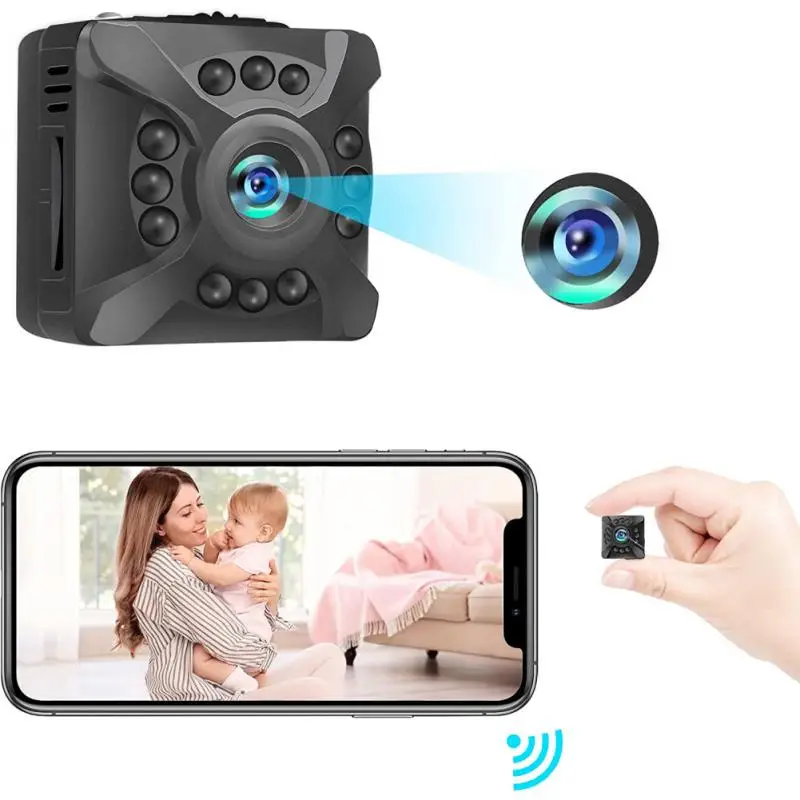 

X5 Mini Camera 1080P Infrared Night Vision Home Security Surveillance Portable Video Camcorder Outdoor Sports DV Remote Camera