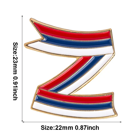 Значок с флагом России