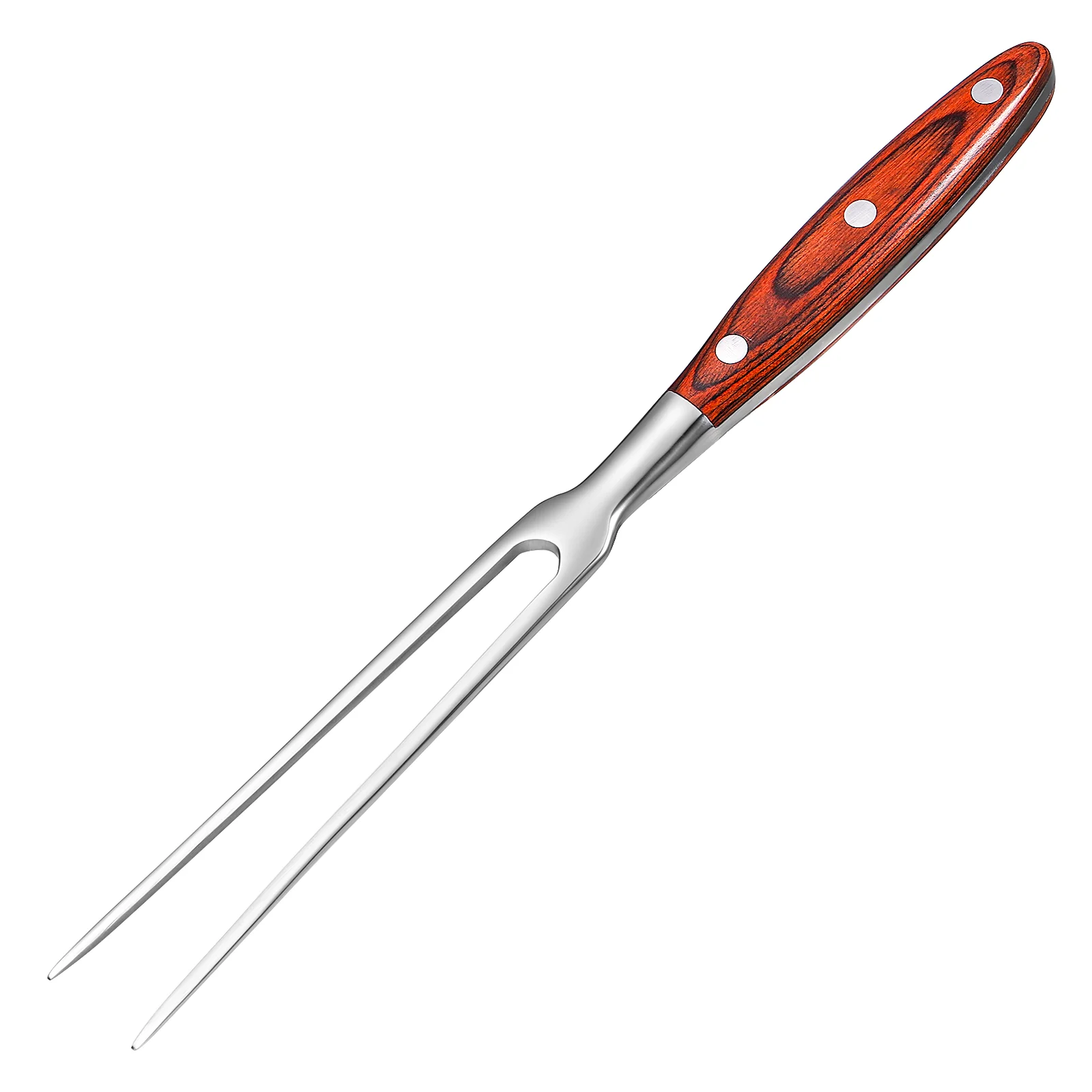 

1 Pc Wooden Handle Easy to Use Meat Fork BBQ Fork for BBQ Party Home Party Camping