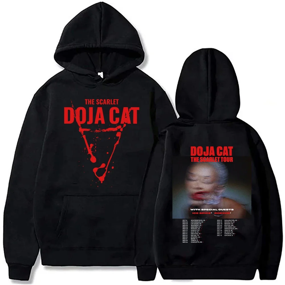 Толстовка с капюшоном Doja Cat The Scarlet Tour Модный пуловер длинным рукавом для мужчин и