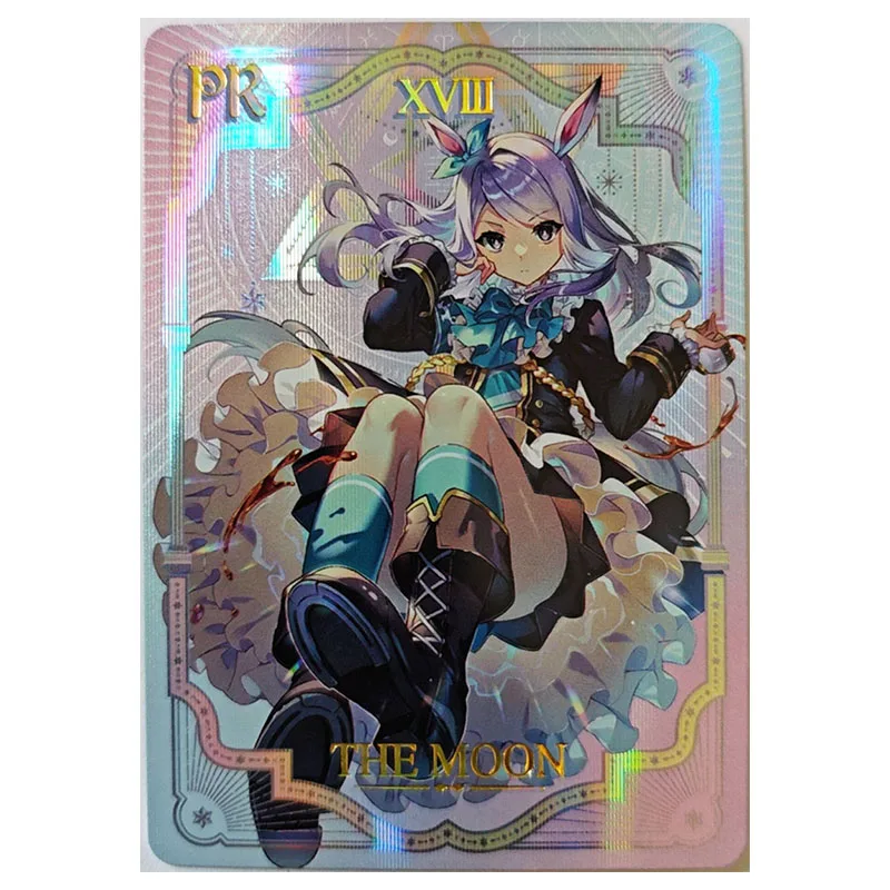 Аниме История Богини Редкая PR Коллекционная карта Черный Волшебник Девушка