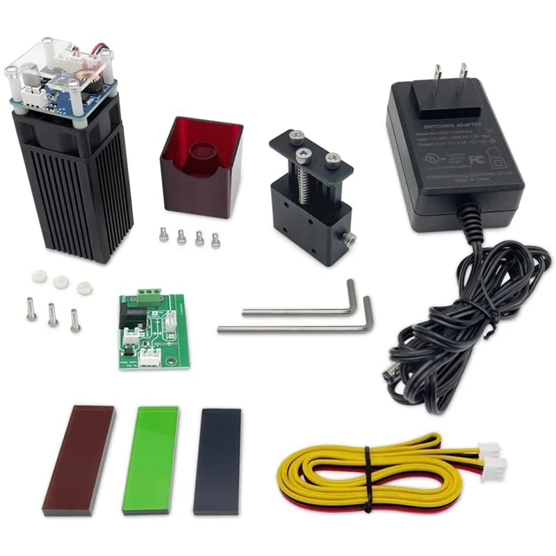 

Upgrade 80W(10W Output Optical Power) Engraving Module Cutting Head With Power Adapter For Cutting Machine US Plug