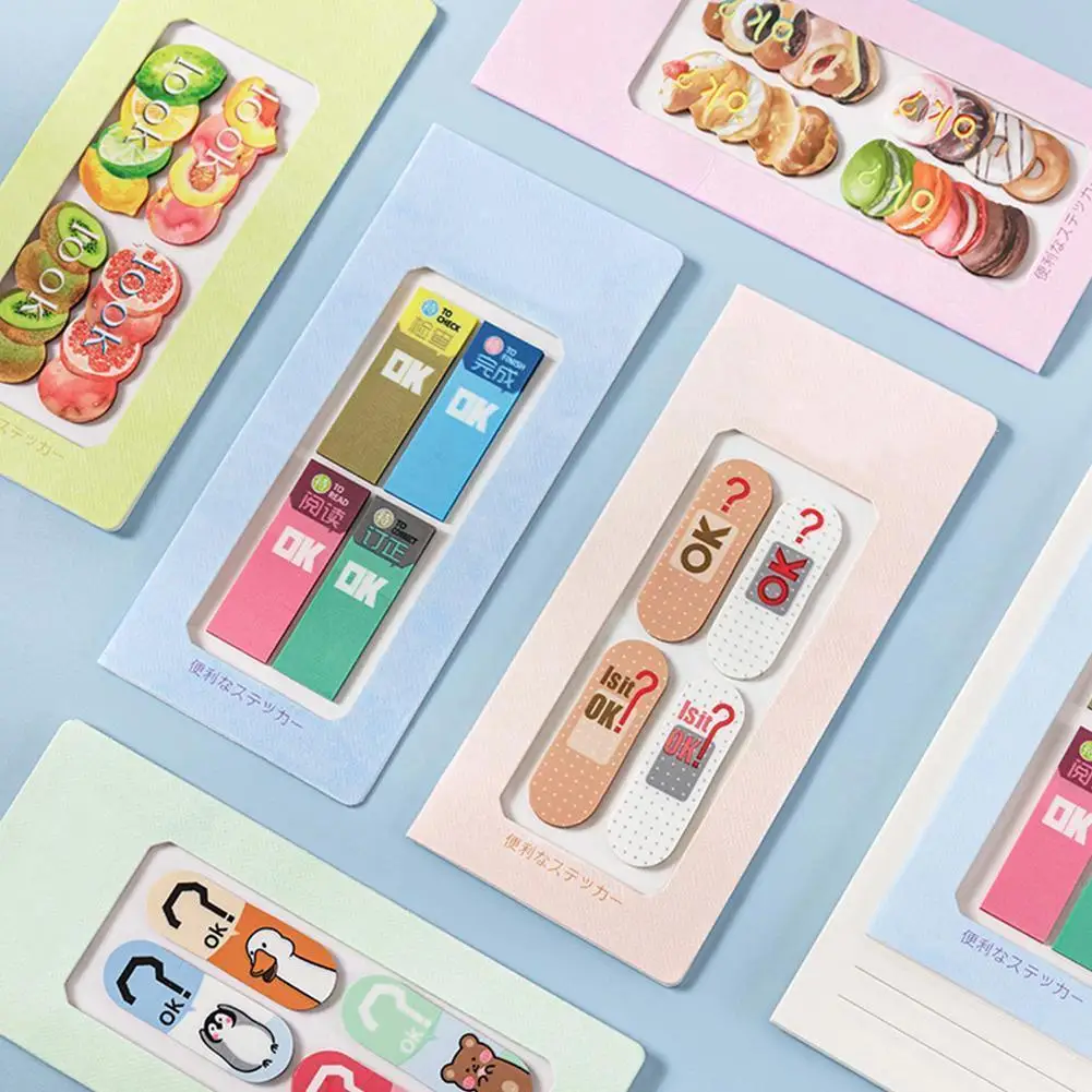 

100 листов, водостойкие клейкие бумажные закладки для книг