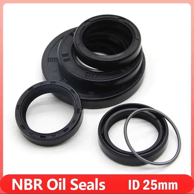 

ID 25 мм сальник NBR TC-25*31/32/34/35/38/40/42/45/50/52/55/60/62*4/5/6/7/8/10/12 мм черная прокладка вала из нитриловой резины с двойной губой