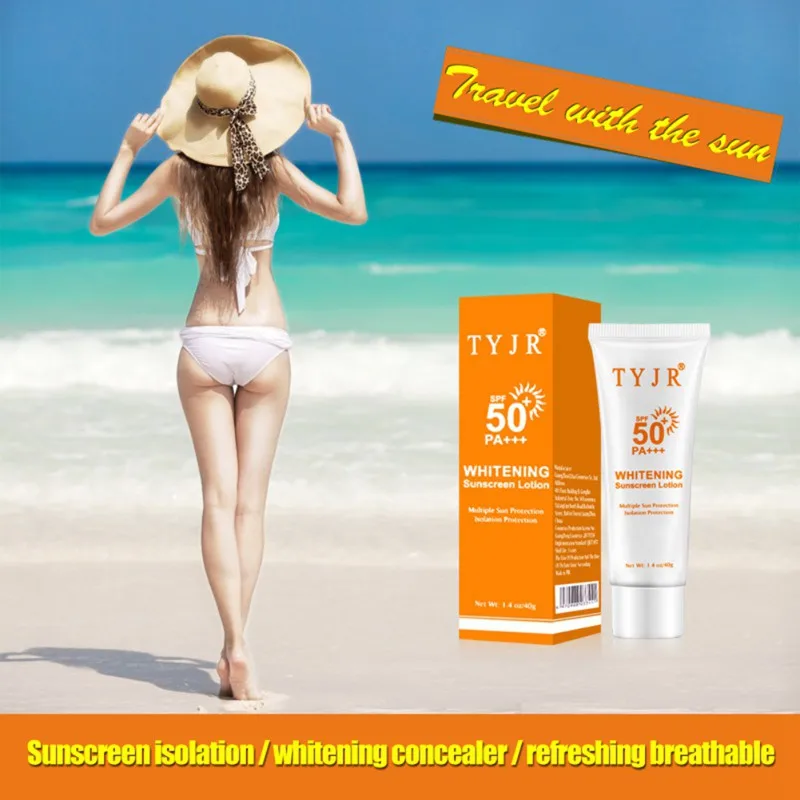 Spf50+ Sunscreen Cream Moisturizing Anti-Uv Sunburn Protection Waterproof