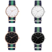 new watch military cheap ultra thin sports watches canvas handmade best selling men watch quartz male clock relogio masculino