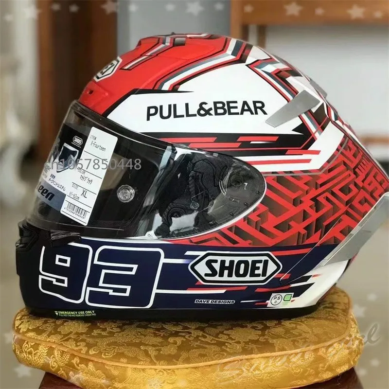 

X14 Marquez Black Concept Tc-1 Helmet Matte Black And White Ants Motocross Capacete Racing Motorcycle Helmet