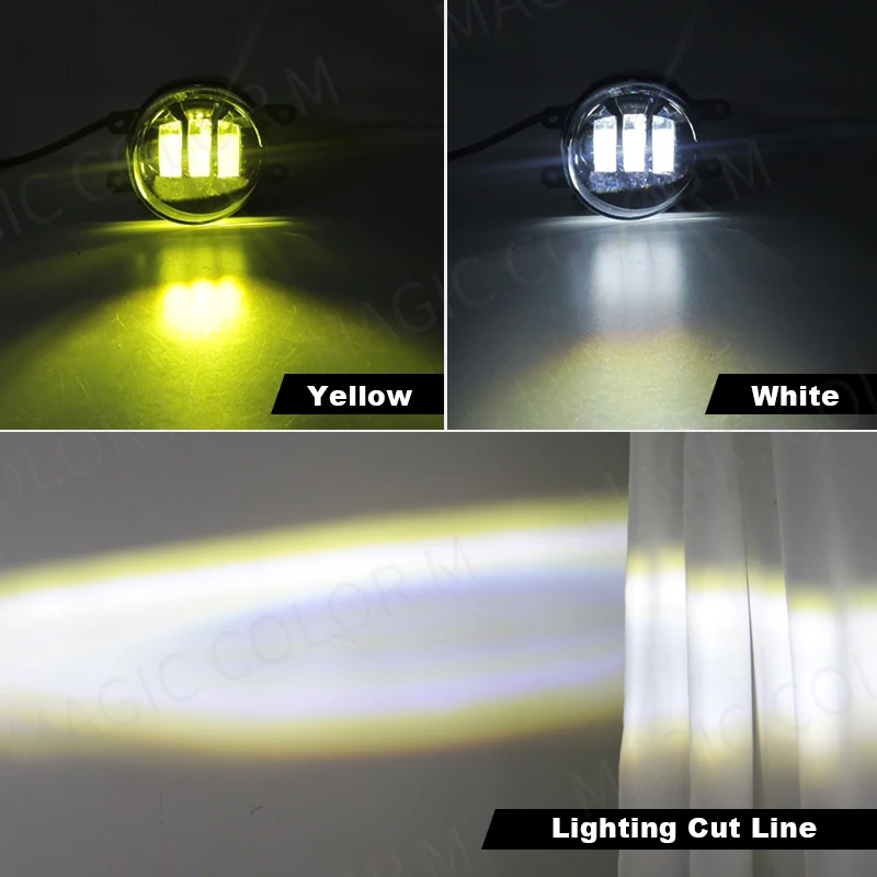 Фонарь для Toyota Corolla Camry Yaris RAV4 Prius CHR Hilux Lexus DRL дневные ходовые огни 3 5 дюйма белый