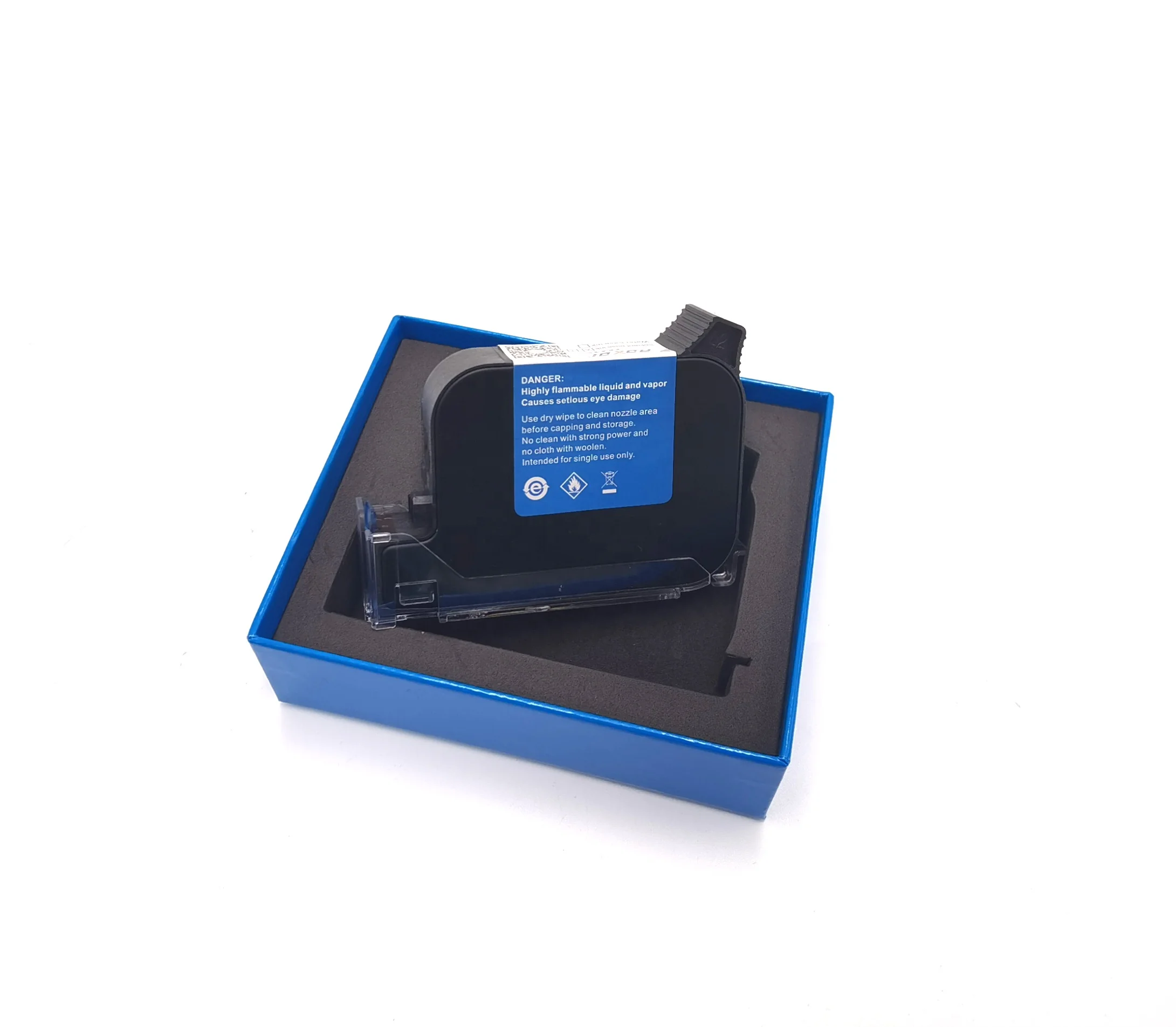 

Быстросохнущие чернила, 42 мл, 12,7 мм, Дата печати, высокое разрешение, без чернил, черные чернила, картридж