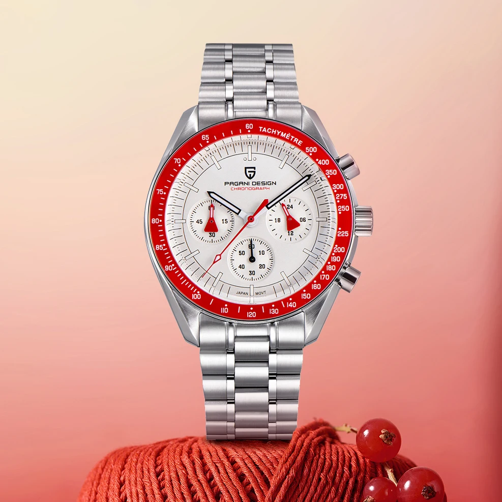 PAGANI DESIGN 2025 Новые мужские часы Роскошные кварцевые наручные AK Project для мужчин AR