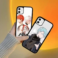 yndfcnb mystic messenger phone case silicone pctpu case for iphone 11 12 13 pro max 8 7 6 plus x se xr hard fundas