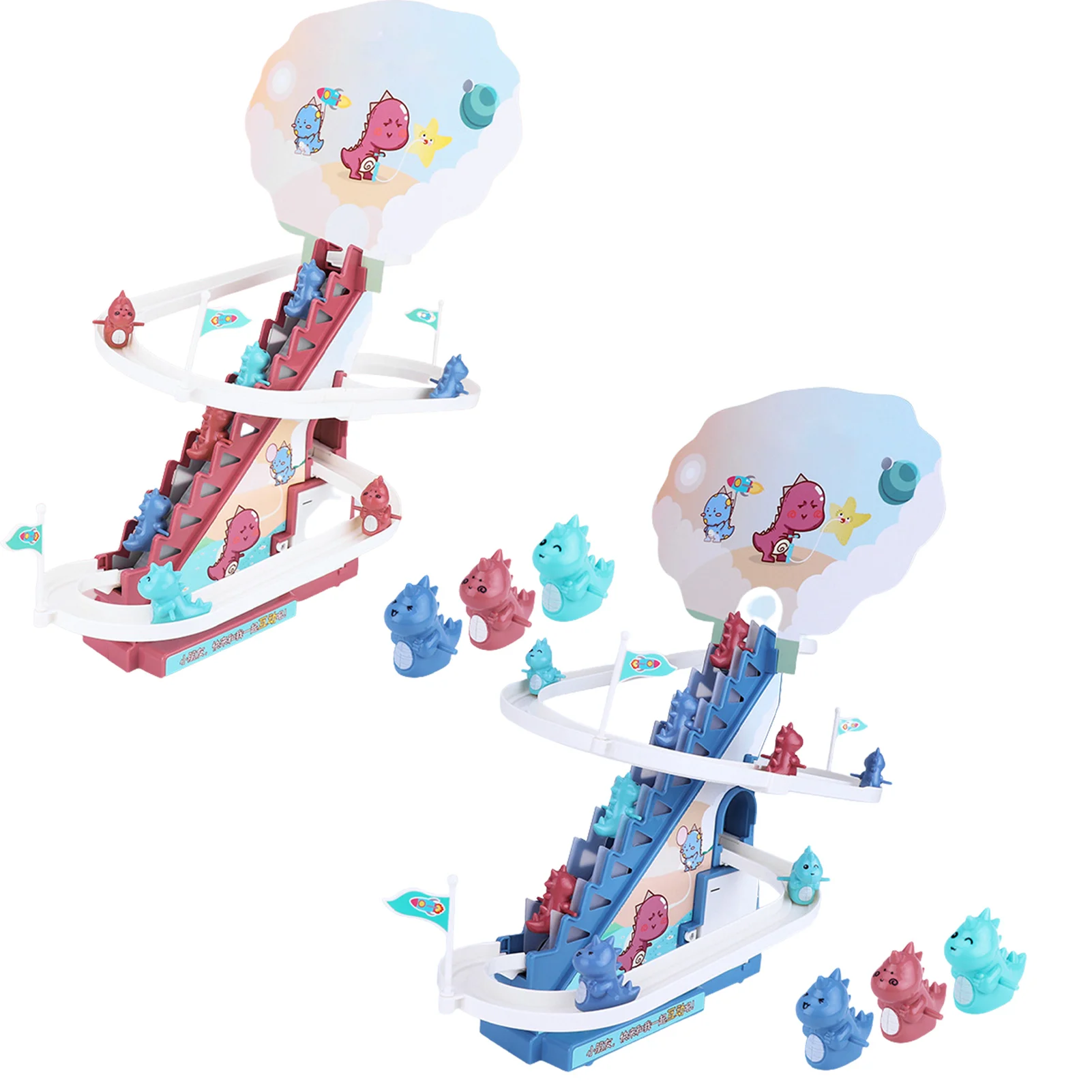 

Электрические динозавры, лестницы, игрушки для скалолазания, рельсы, Обучающие Детские игрушки с мигающими светодиодами, функциональный по...