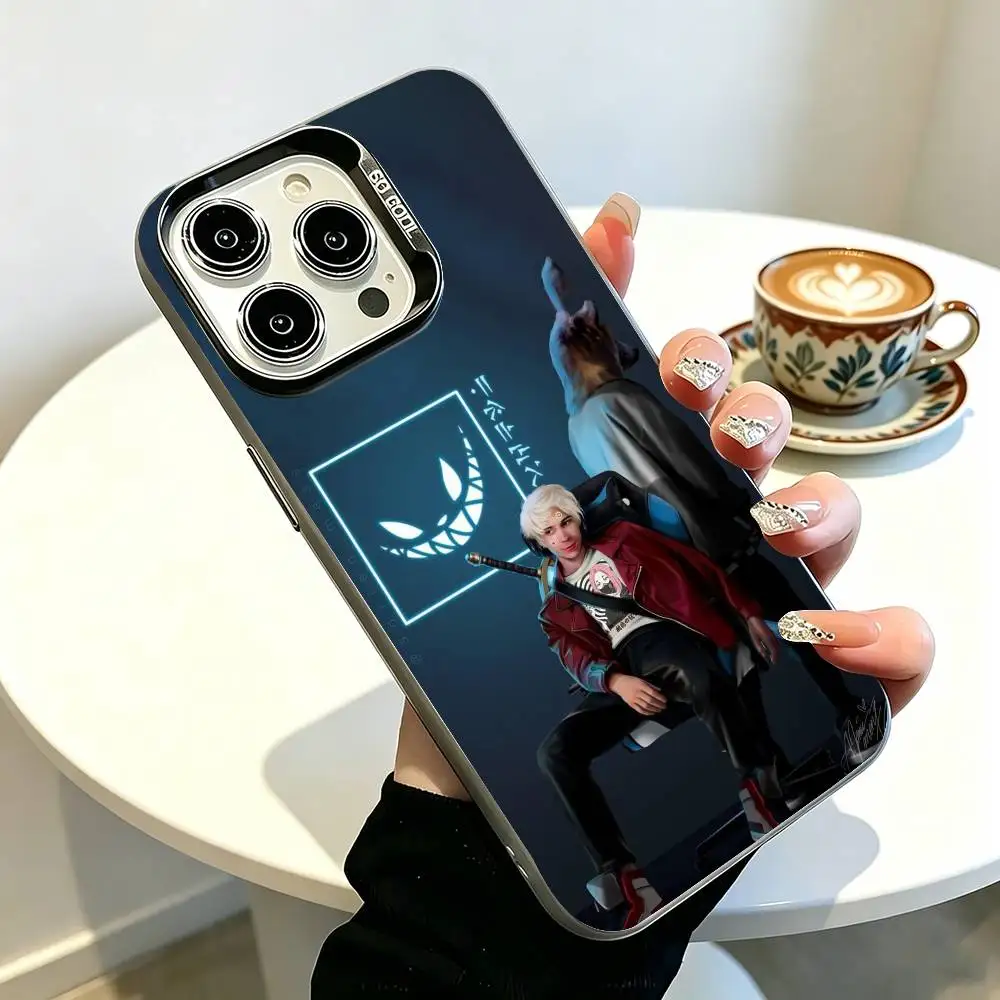 Фото Чехол для телефона El Rubius-OMG для iPhone 17, 16, 15, 14, 13, 12, 11 Plus, Pro Max, XS, цветной серебристый чехол-накладка №3