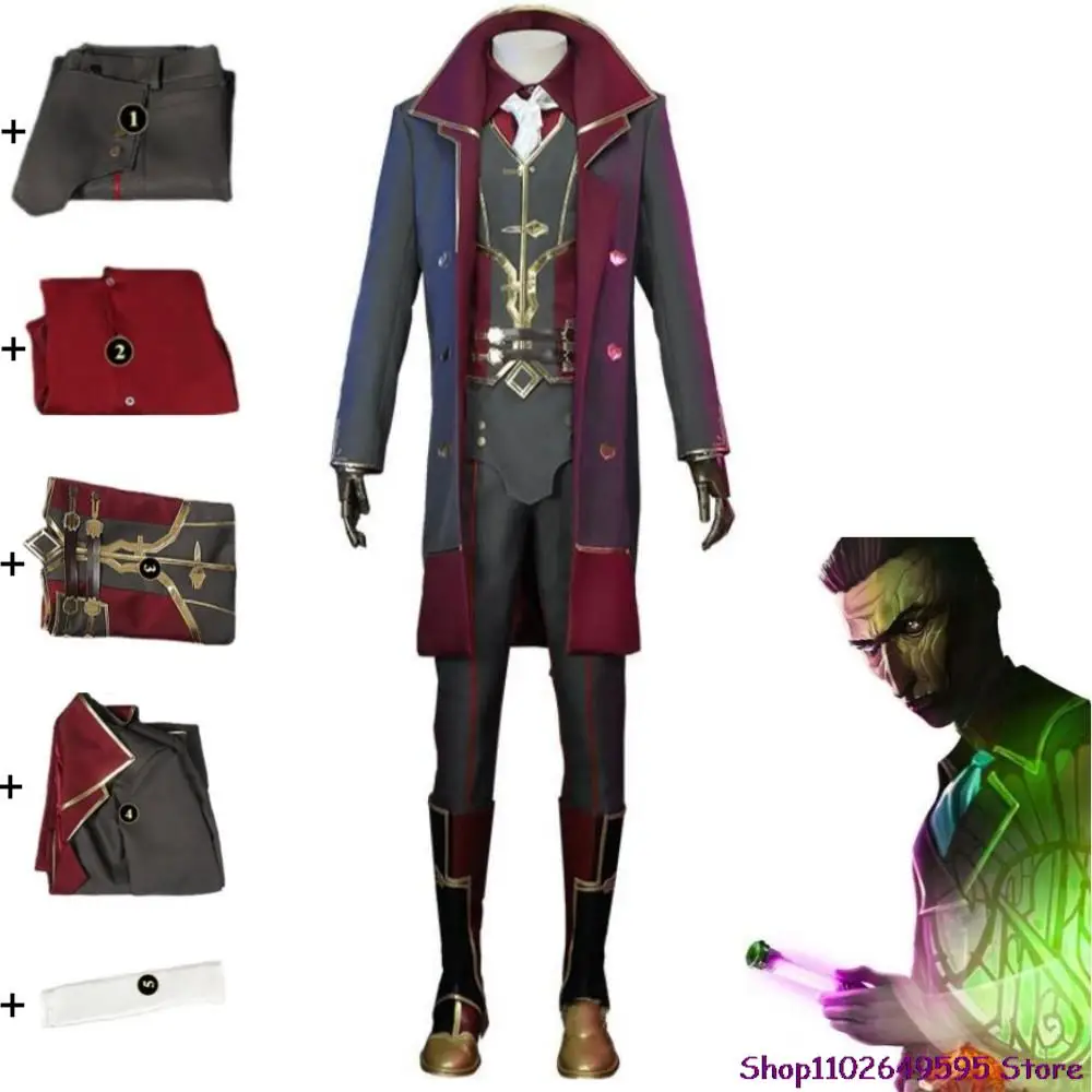 

Костюм для косплея из аниме «Игры LOL Acrane Silco»