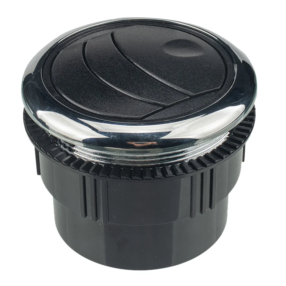 

A/C Round Air Conditioning Vent Outlet Electroplate for RV Bus Electric Car Caravan Diamter 87mm/75mm Tube Size 70mm