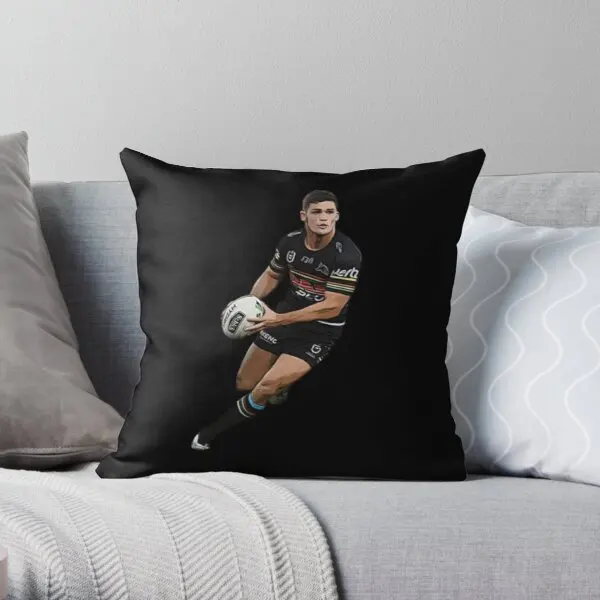 

Nathan Cleary Penrith Panthers Printing Throw Pillow Cover Case Cushion Waist Anime Soft Office Home Pillows not include