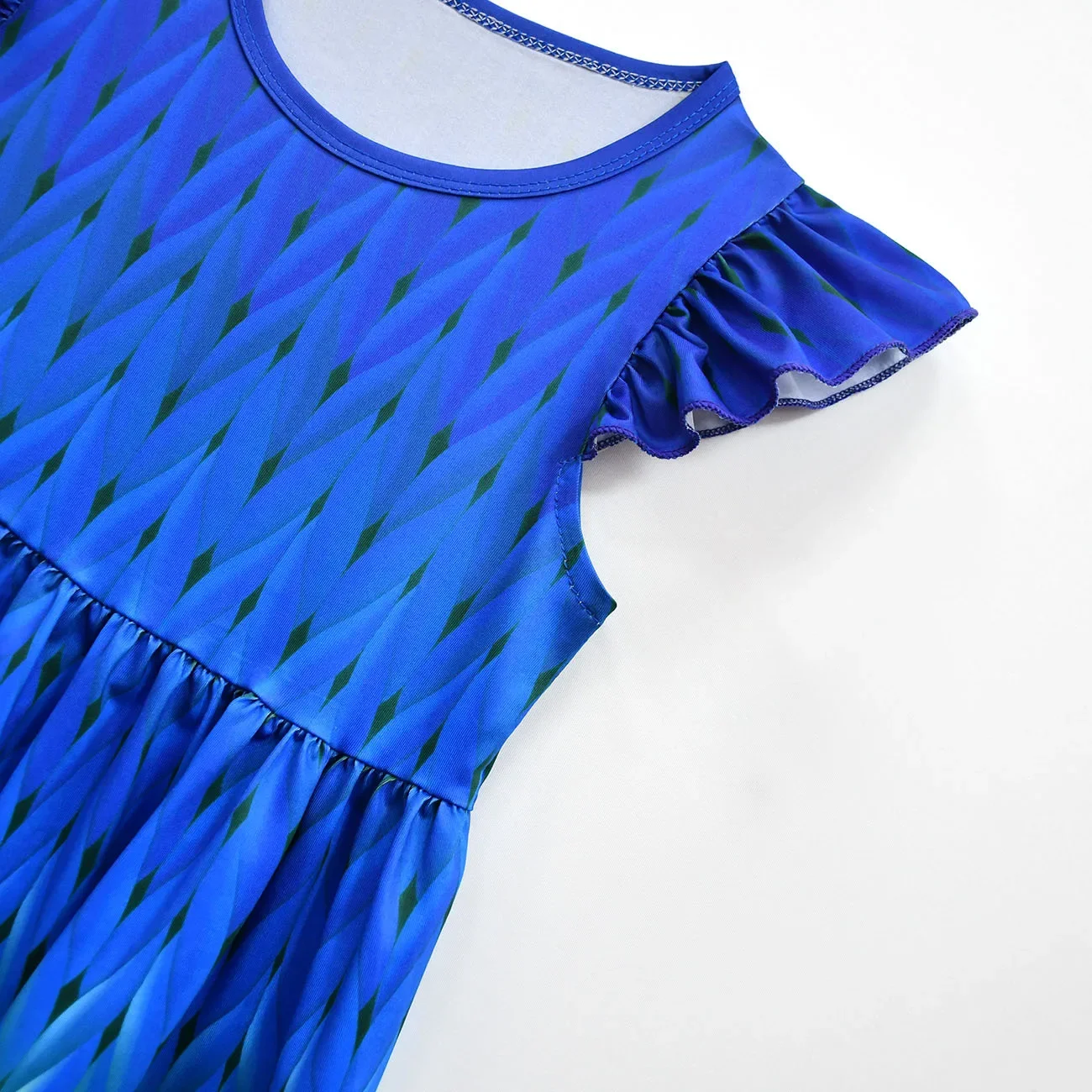 Детское платье принцессы с рюшами в стиле аниме для девочек комплект парика