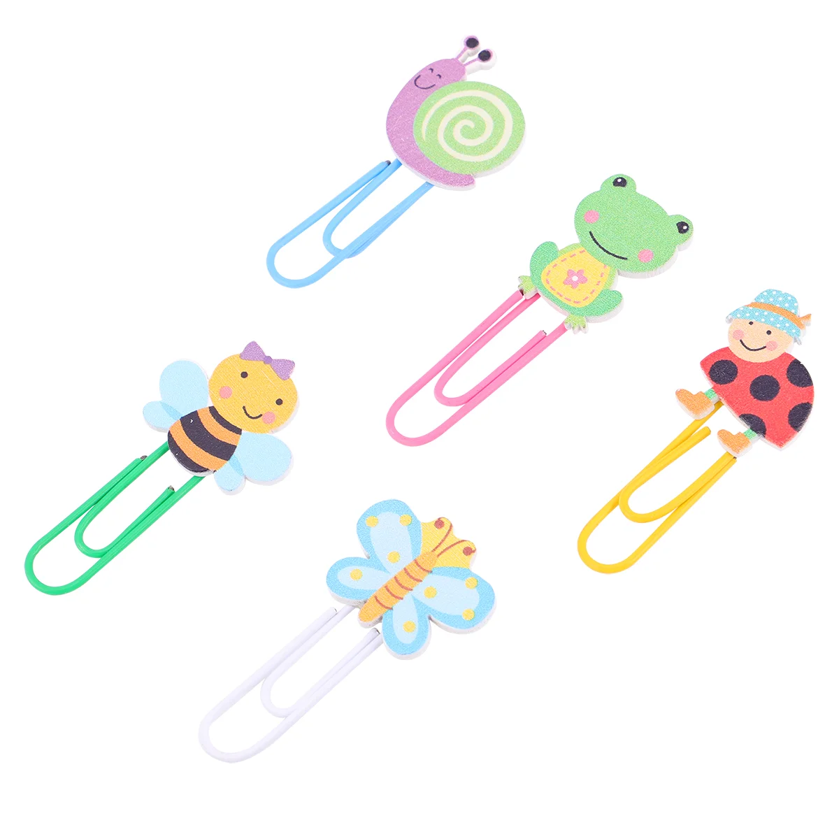 

Clip Paper Wire Clips File Sheet Binder Marker Page Book Colorful Clamp School Metal Bookmark Office Stationary Animal Document