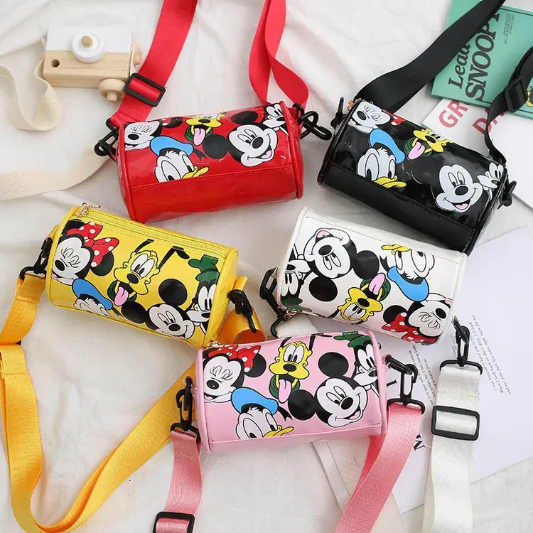 

Disney Mickey Mouse Shoulder Bags Cartoons Mickey Mouse Casual Women Shopping Bag Cute Anime Fashion Messenger Bag Gifts