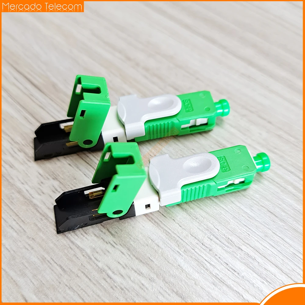 Wholesales FTTH ESC250D APC UPC Single-Mode Fiber Optic SC APC UPC Quick Fast Field Assembly Connector For Drop Cable