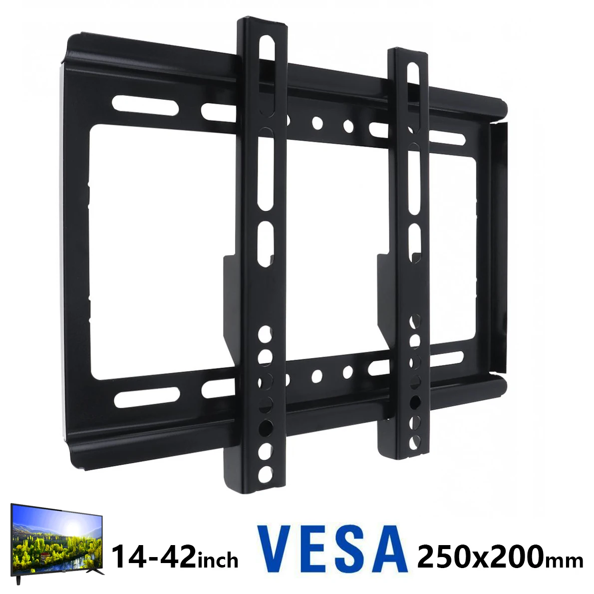 Universal Thin 20KG TV Wall Mount Bracket Flat Panel TV Frame for 14 - 42 Inch LCD LED Monitor Television Wall Mounts