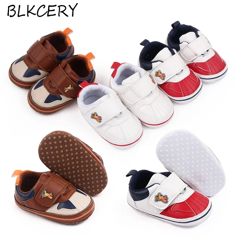 

Brand Baby Boy Sport Sneakers Infant Tenis Crib Shoes Toddler Soft Bottom Leather Moccasins Newborn Footwear for 1 Year Old Gift