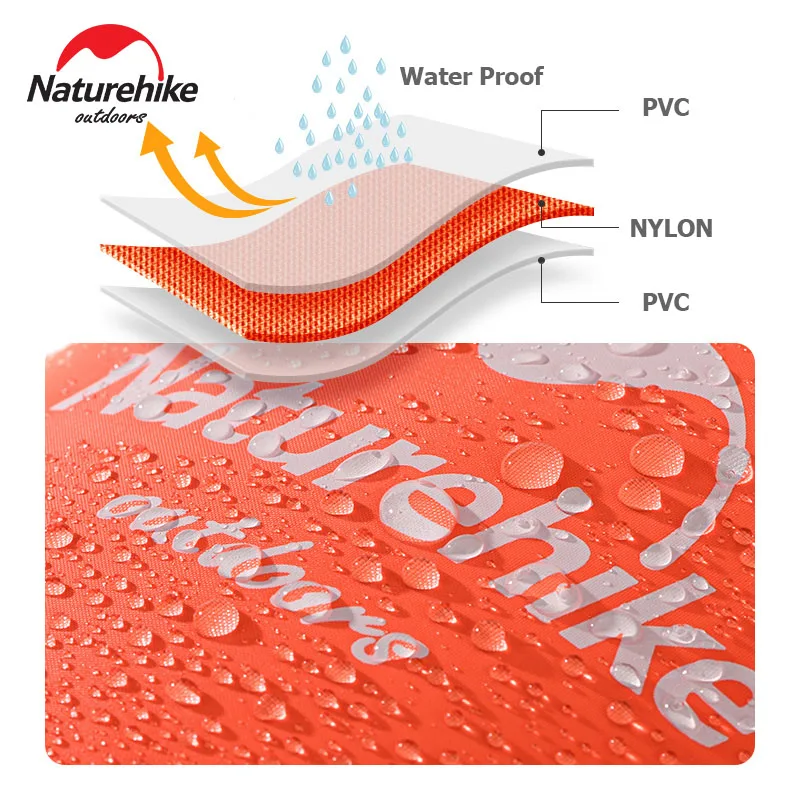 Naturehike Swimming Waterproof Bag Large Capacity Inflatable Bag Multifunctional Air Drift  Bag Floating 28l Dual Airbags Buoy