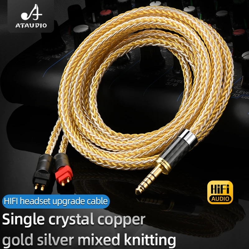 ATAUDIO HiFi кабель для гарнитуры 7N OCC Core HD650 HD600S HD60025 HD580
